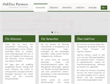 Tablet Screenshot of oaktree-partners.com